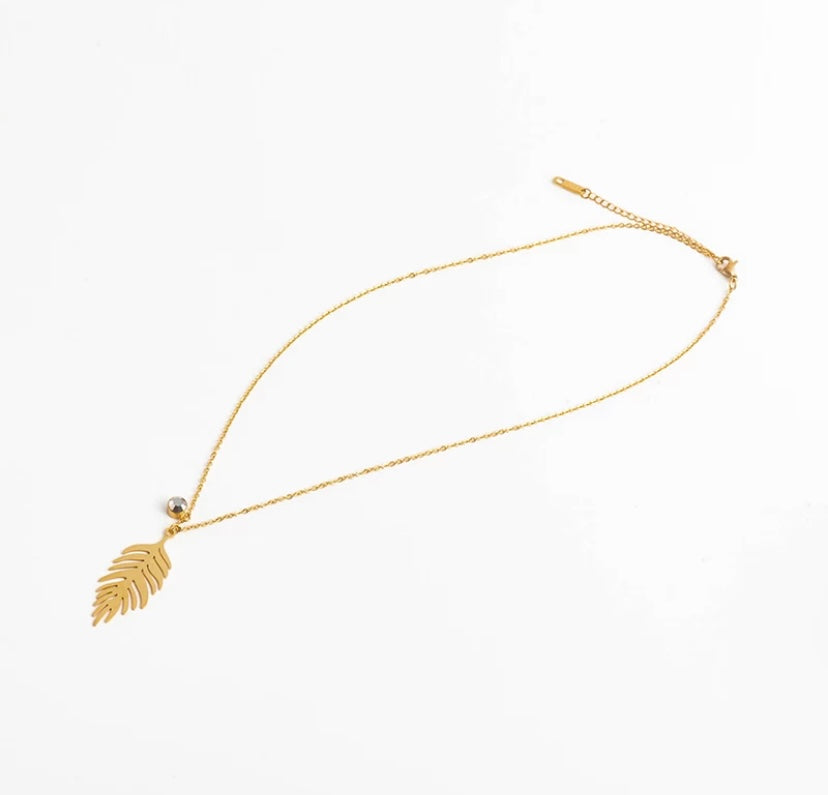 Gold Leaf Necklace