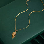 Gold Leaf Necklace